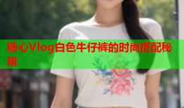 糖心Vlog白色牛仔裤的时尚搭配秘籍
