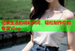 记录生活的精彩瞬间，轻松制作你的专属Vlog