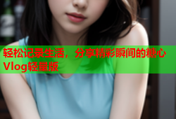 轻松记录生活，分享精彩瞬间的糖心Vlog轻量版