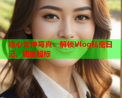 糖心女神写真：解锁Vlog私密日记，甜度超标